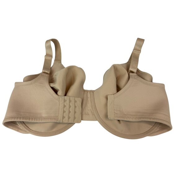 Vanity Fair Beige Full Figure Underwire Bra 38H Lace Accent Adjustable Straps - Picture 5 of 6